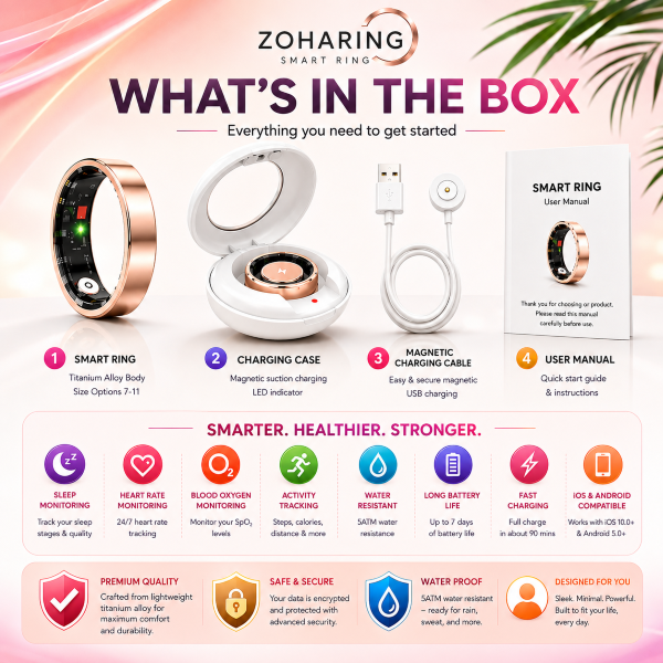 ZohaRing Smart Ring Rose Gold