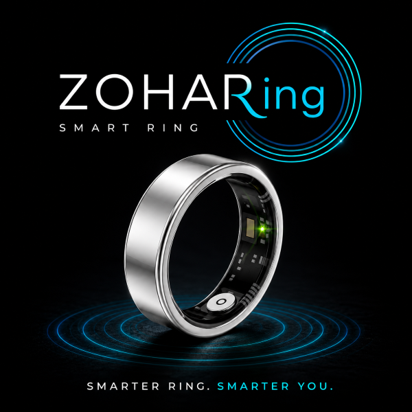ZohaRing Smart Ring – Silver