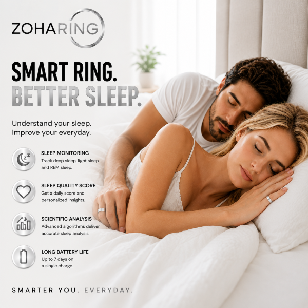 ZohaRing Smart Ring – Silver