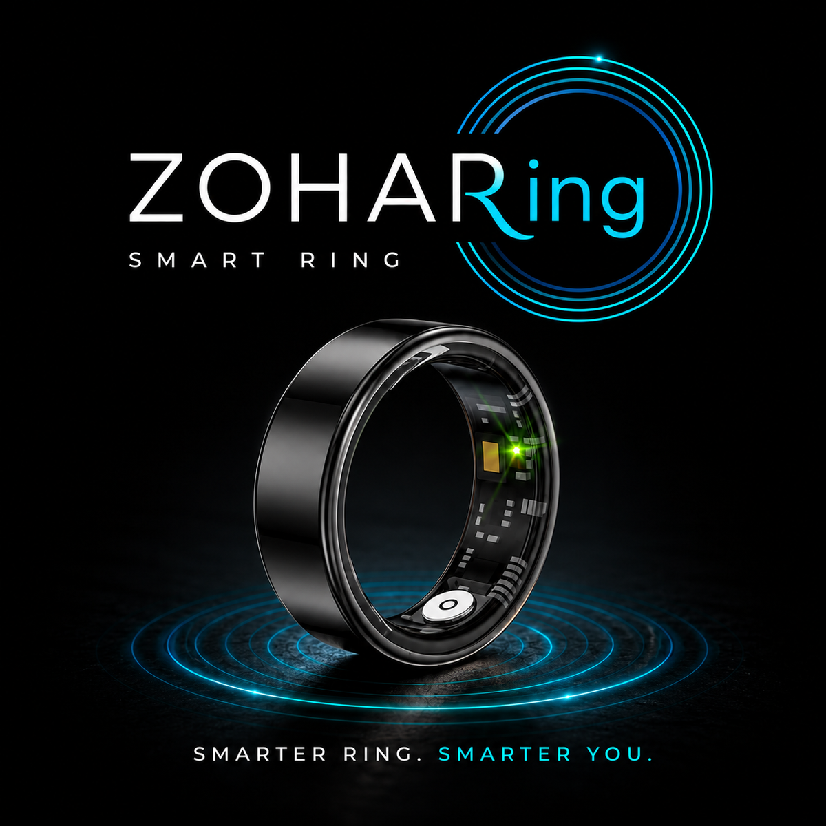 ZohaRing Smart Ring – Black