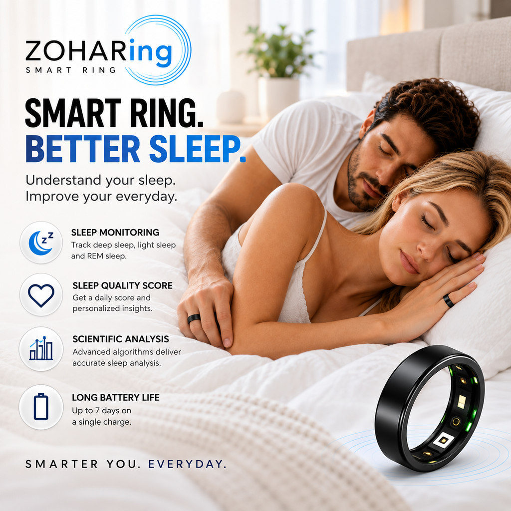 ZohaRing Smart Ring – Black