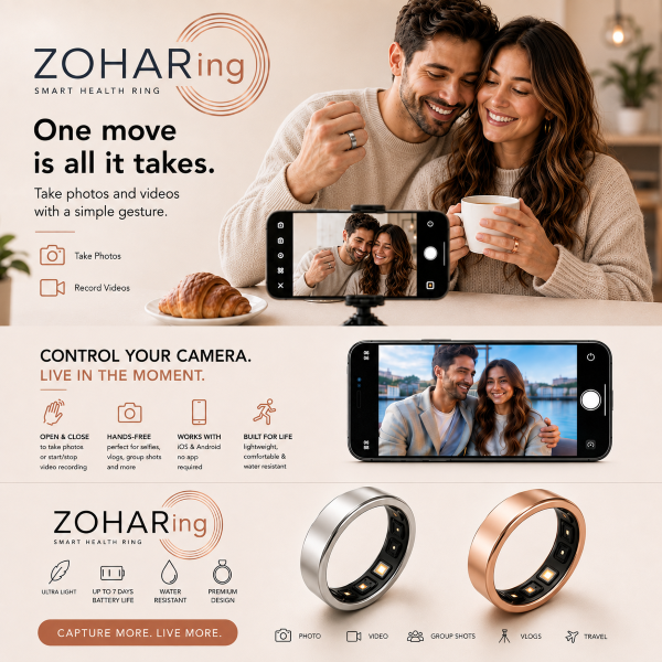 ZohaRing Smart Ring Rose Gold